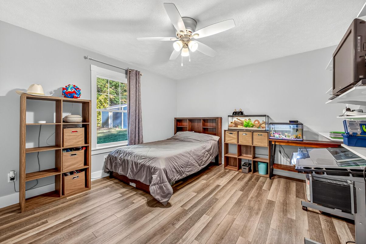 Bedroom, Interior, Wood Texture Flooring