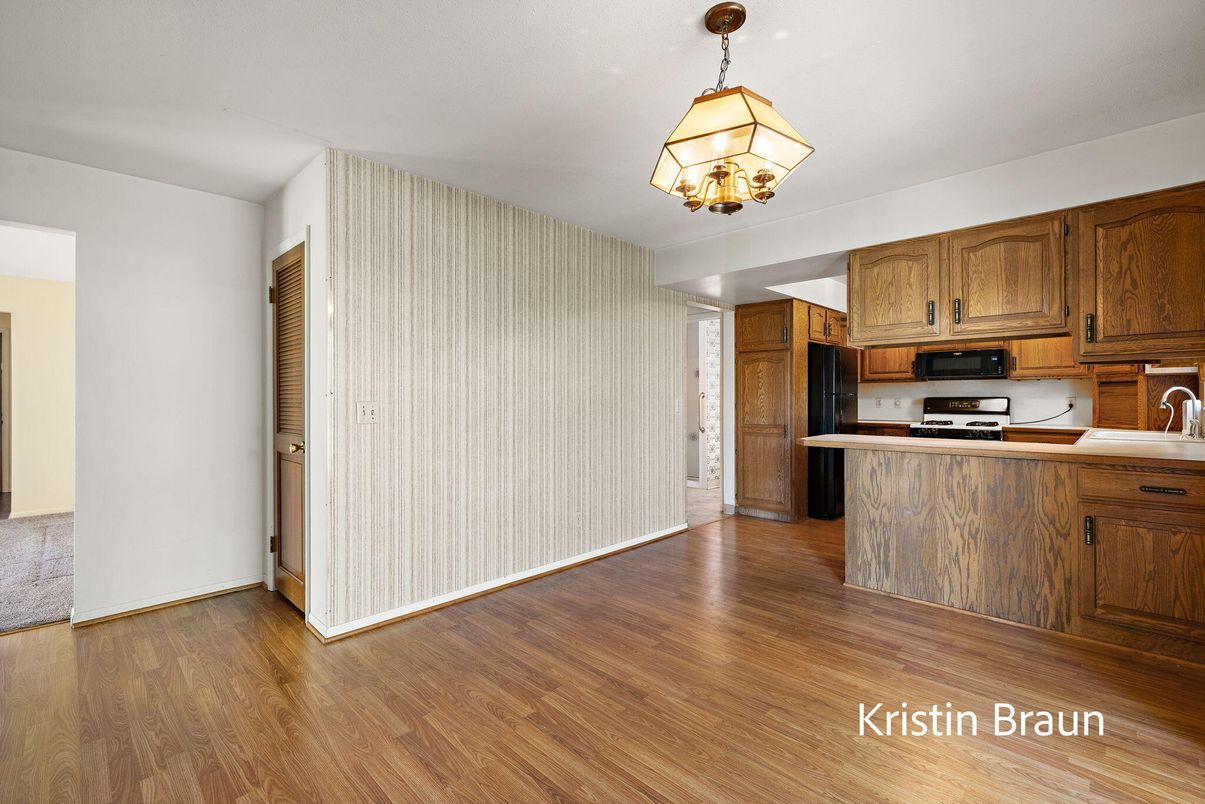 Interior, Kitchen, Wood Texture Flooring