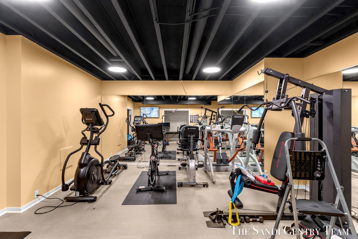 Fitness Equipment, Interior, Recessed Lighting