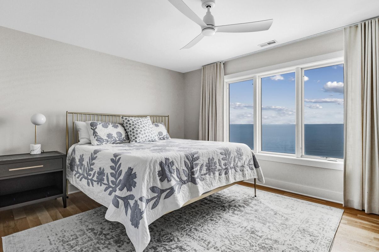 Bedroom, Interior, Water, Wood Texture Flooring
