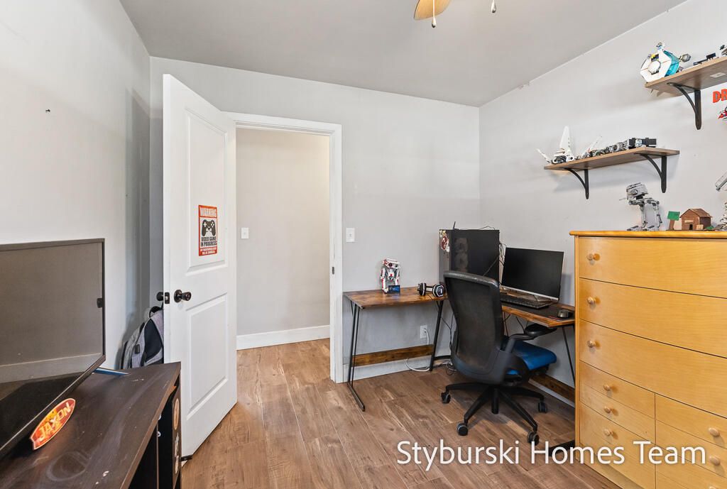 Home Office, Interior, Wood Texture Flooring