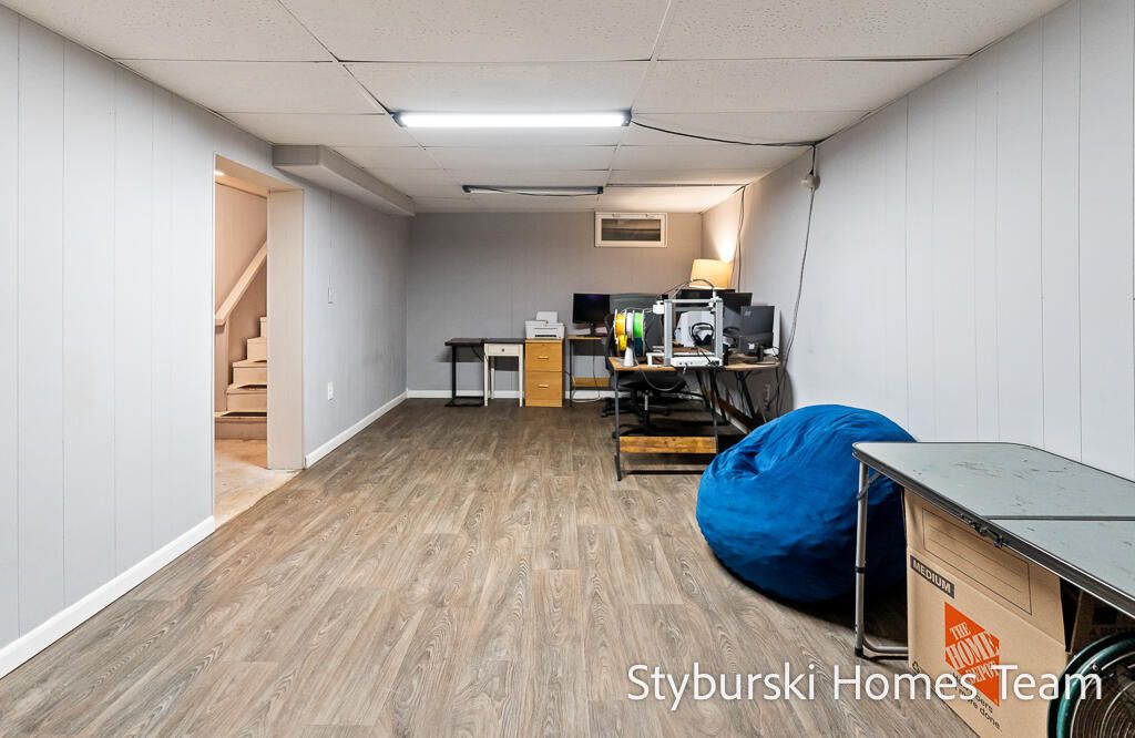 Home Office, Interior, Wood Texture Flooring