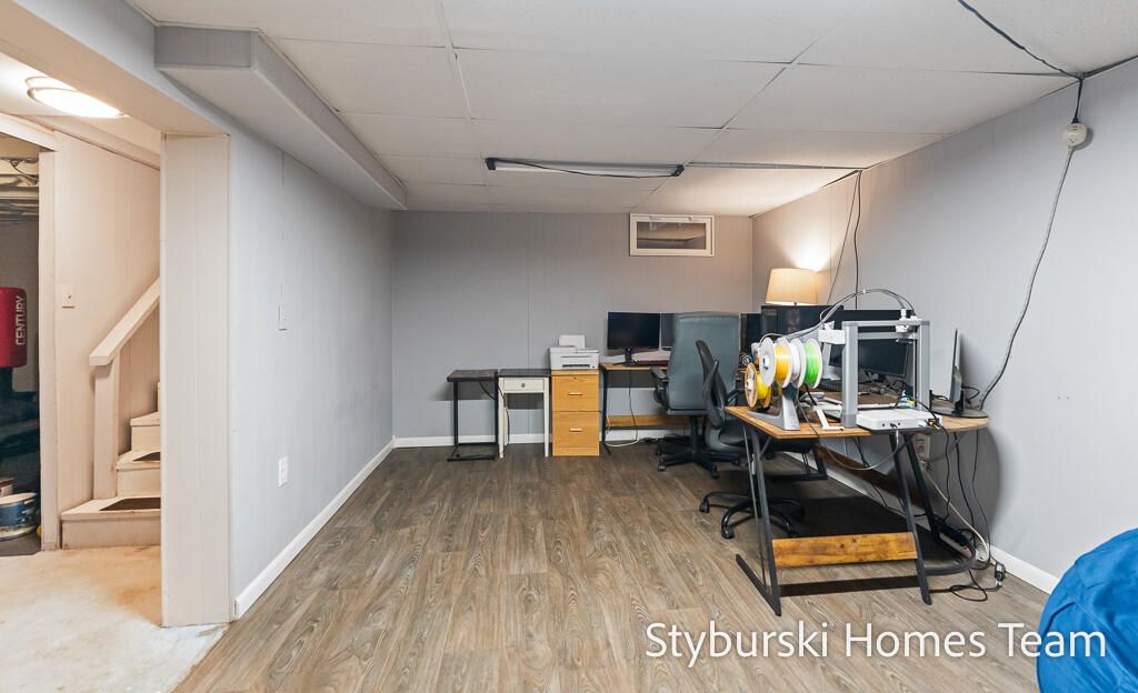 Home Office, Interior, Wood Texture Flooring