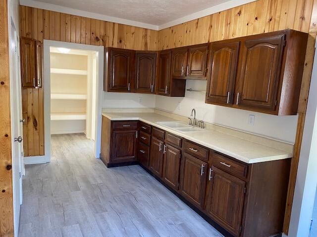 Interior, Kitchen, Wood Texture Flooring