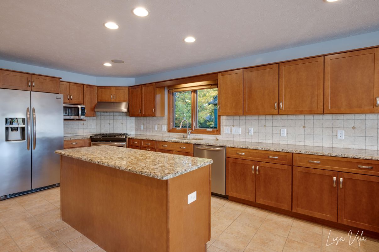 Interior, Kitchen, Recessed Lighting, Stainless Steel Appliances