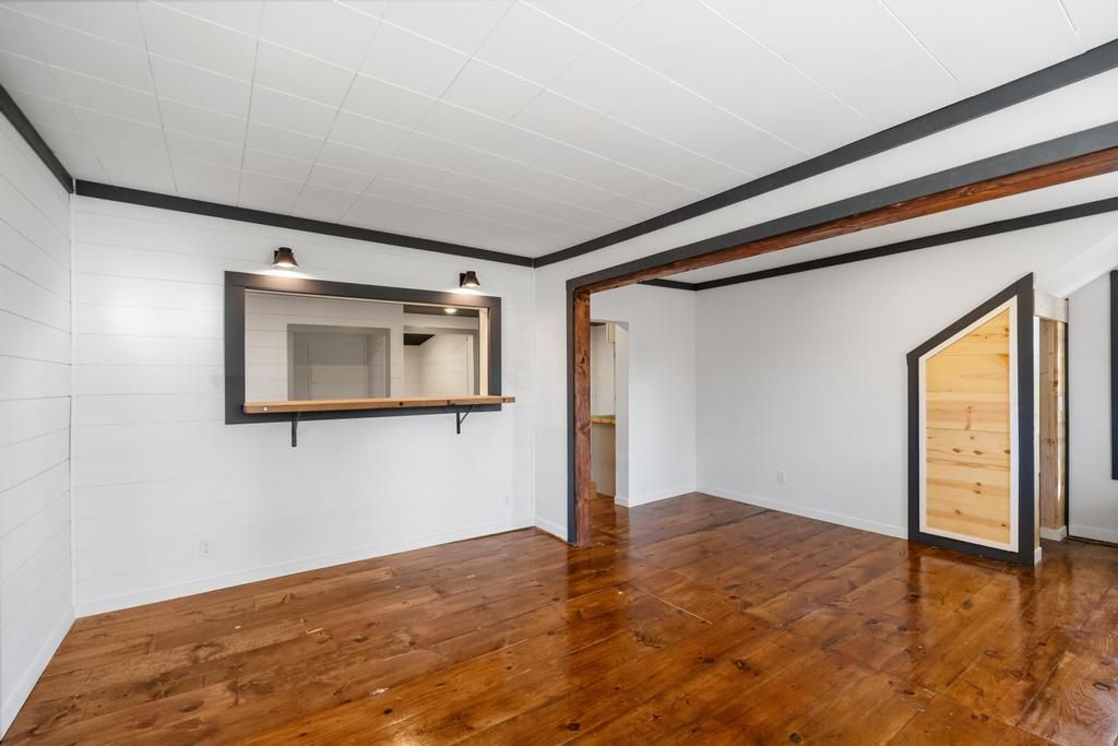 Empty room, Interior, Wood Texture Flooring