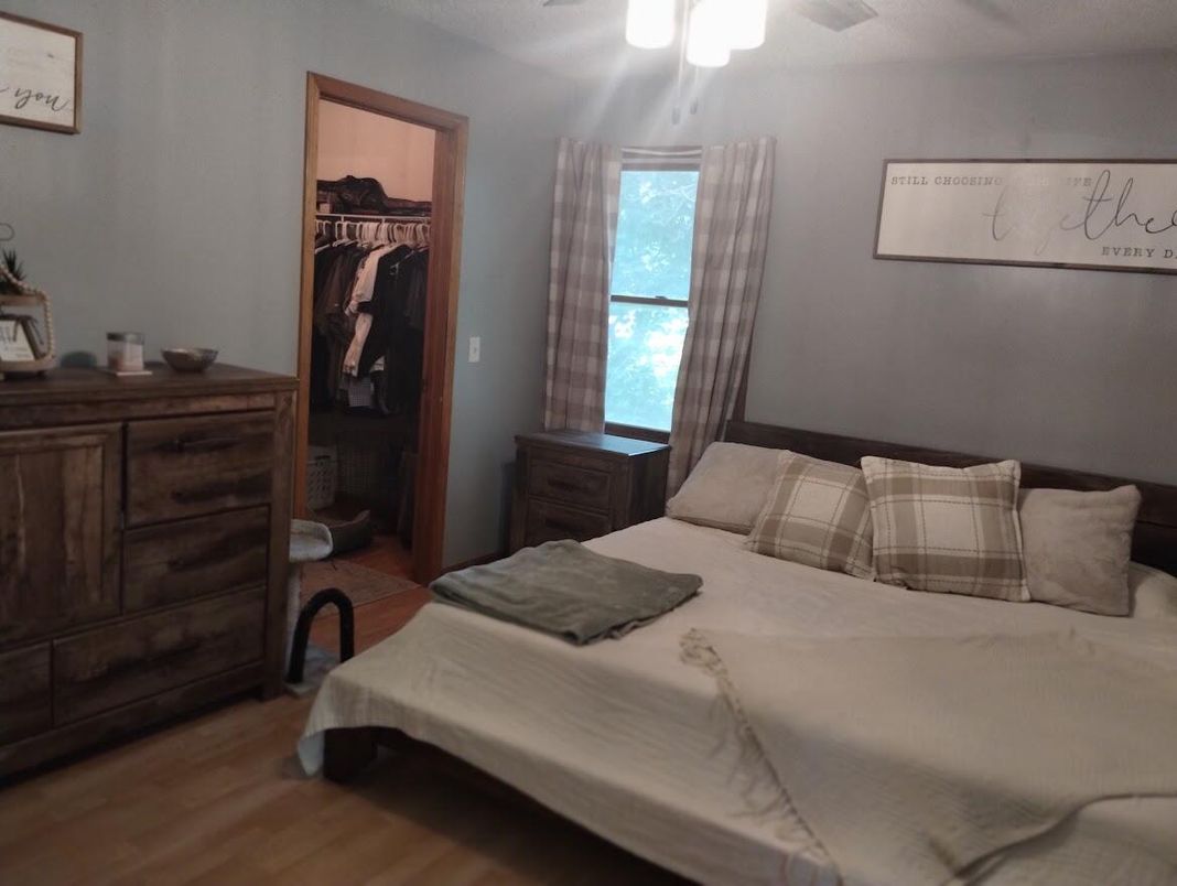 Bedroom, Interior, Wood Texture Flooring