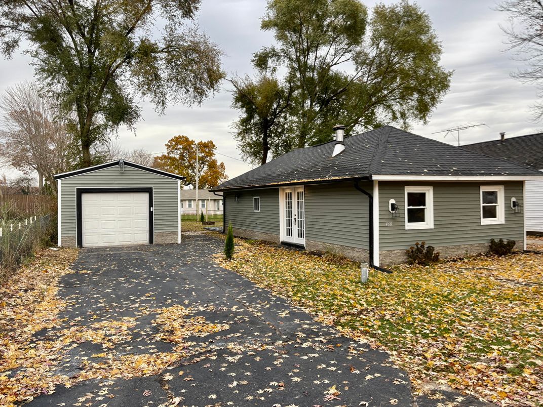 Backyard, Detached Garage, Exterior