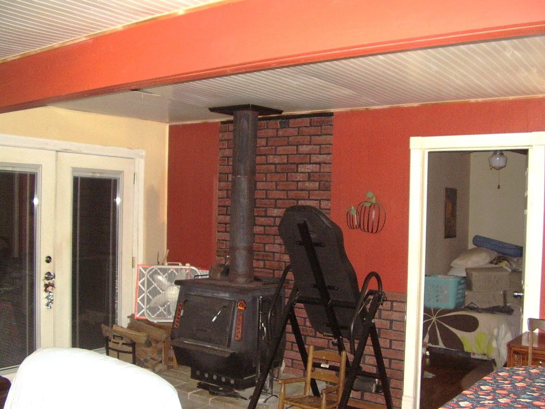 Fireplace, Interior, Stone Walls