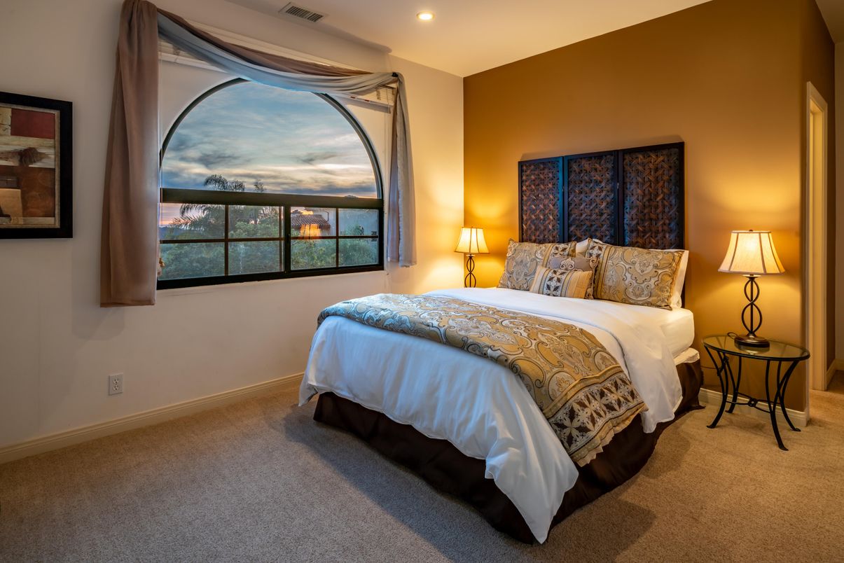 Bedroom, Interior, Recessed Lighting