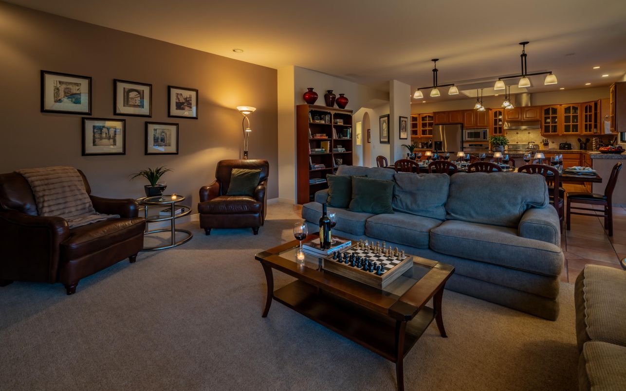 Dining room, Interior, Kitchen, Living room, Pendant Lights, Recessed Lighting