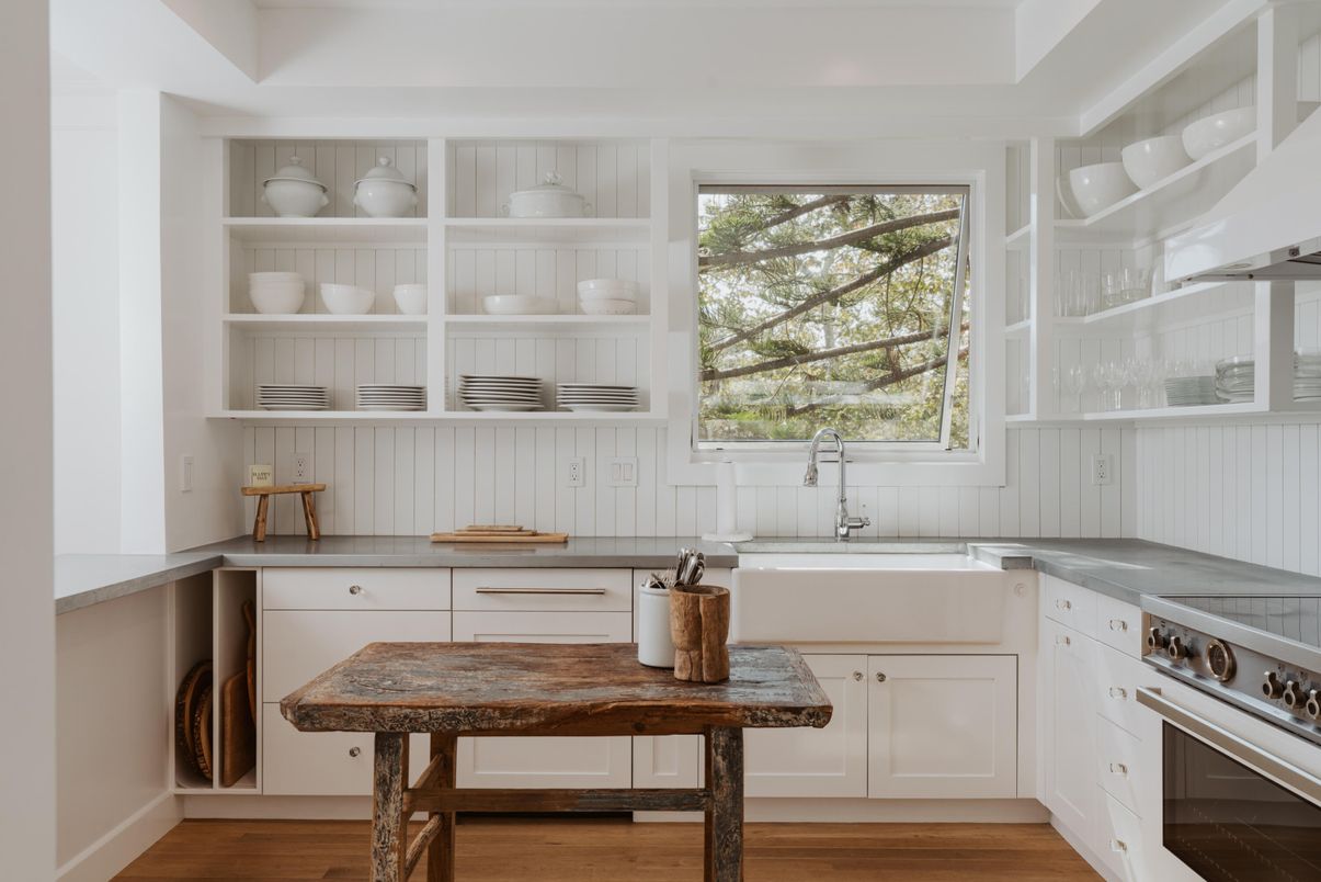 Interior, Kitchen, Wood Texture Flooring