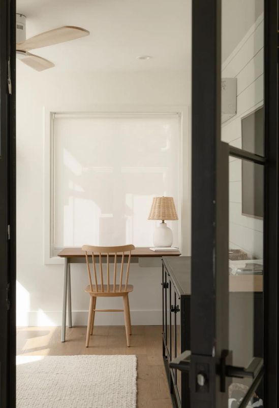 Home Office, Interior, Wood Texture Flooring