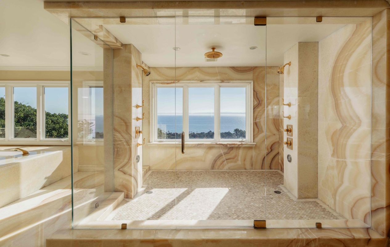 Bathroom, Glass Shower, Interior, Water