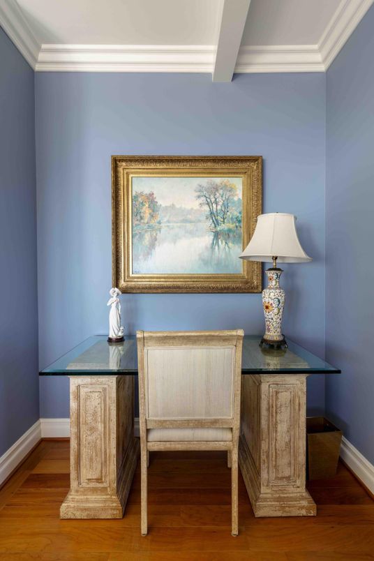 Home Office, Interior, Wood Texture Flooring