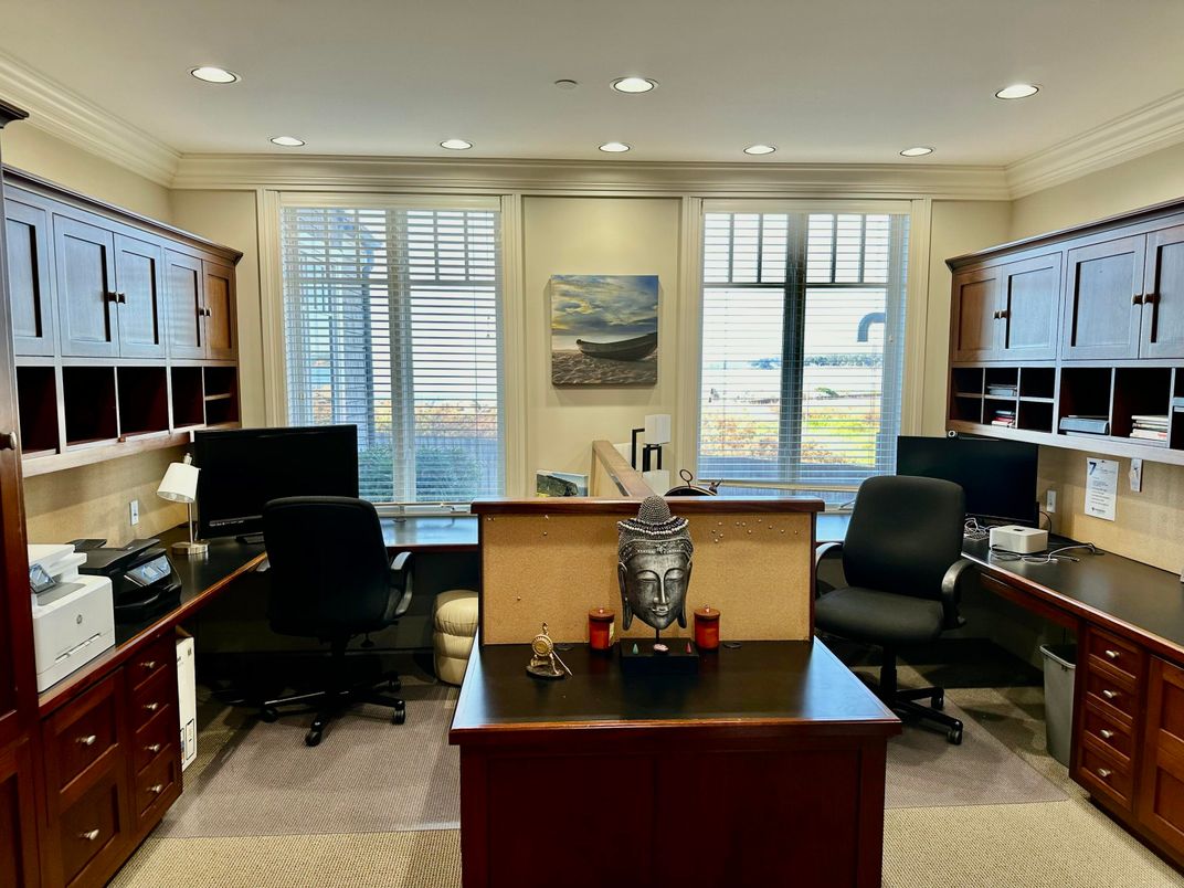 Home Office, Interior, Recessed Lighting