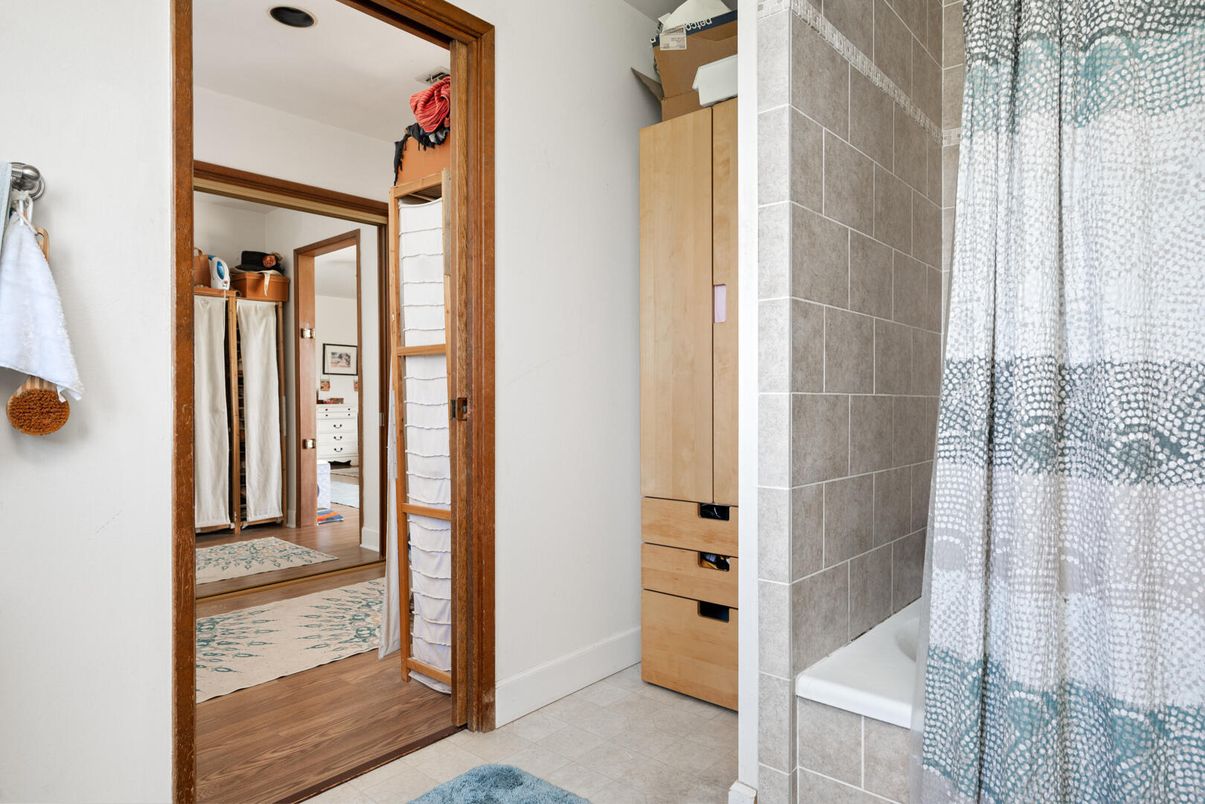 Bathroom, Interior, Wood Texture Flooring