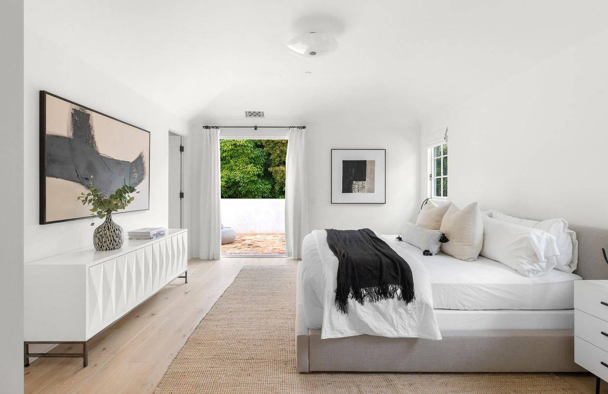 Bedroom, Interior, Wood Texture Flooring