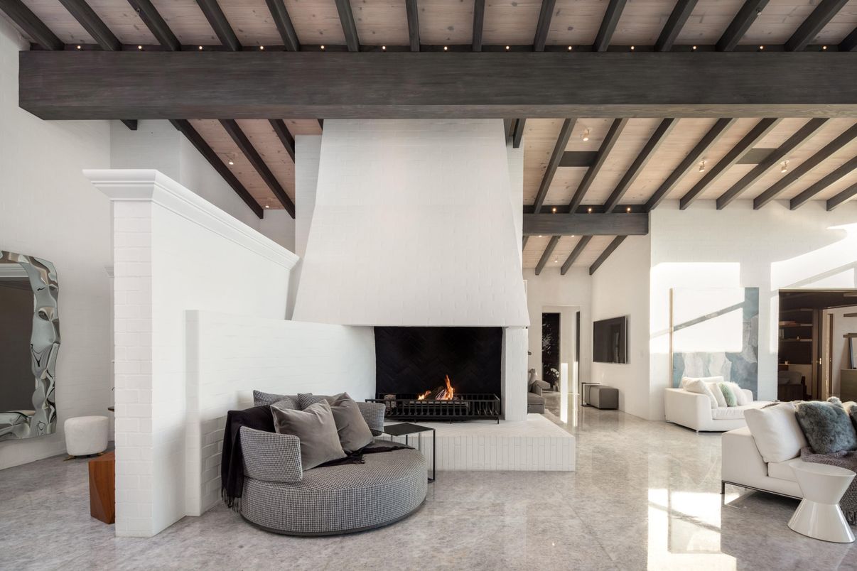 Fireplace, Interior, Living room, Wooden Beams, Wooden Ceilings