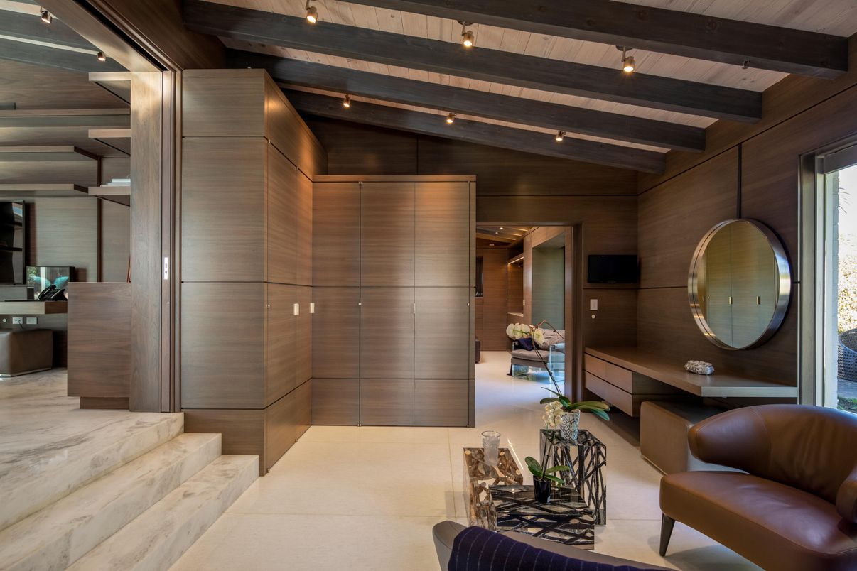 Interior, Wooden Beams, Wooden Walls