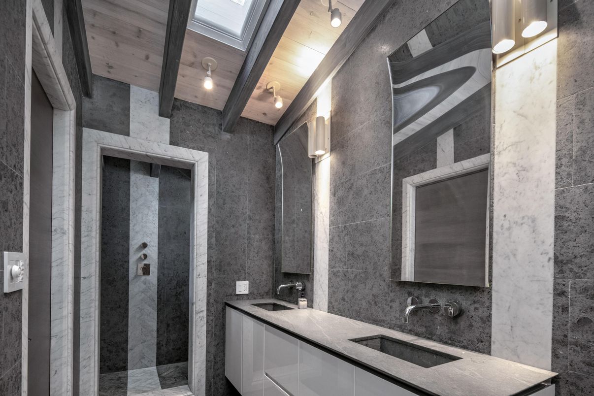Bathroom, Interior, Wooden Beams, Wooden Ceilings