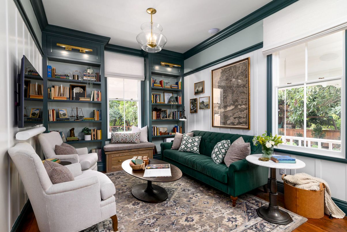 Interior, Living room, Pendant Lights, Wood Texture Flooring