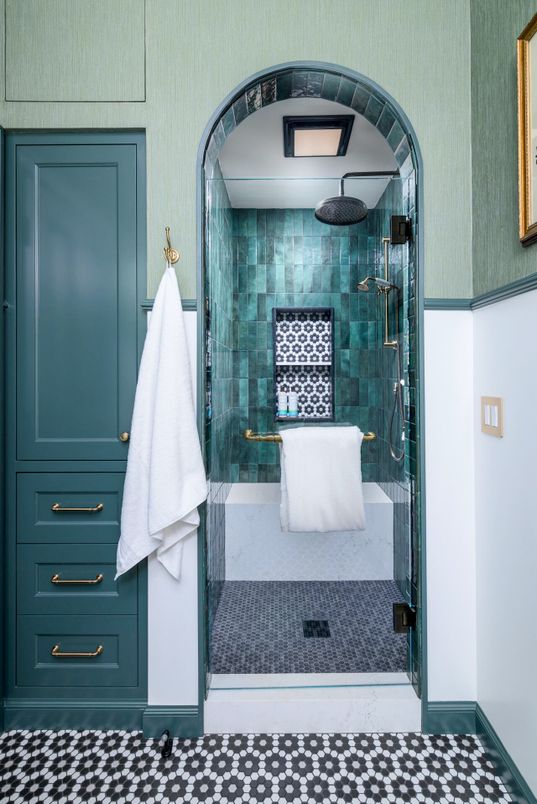 Bathroom, Glass Shower, Interior