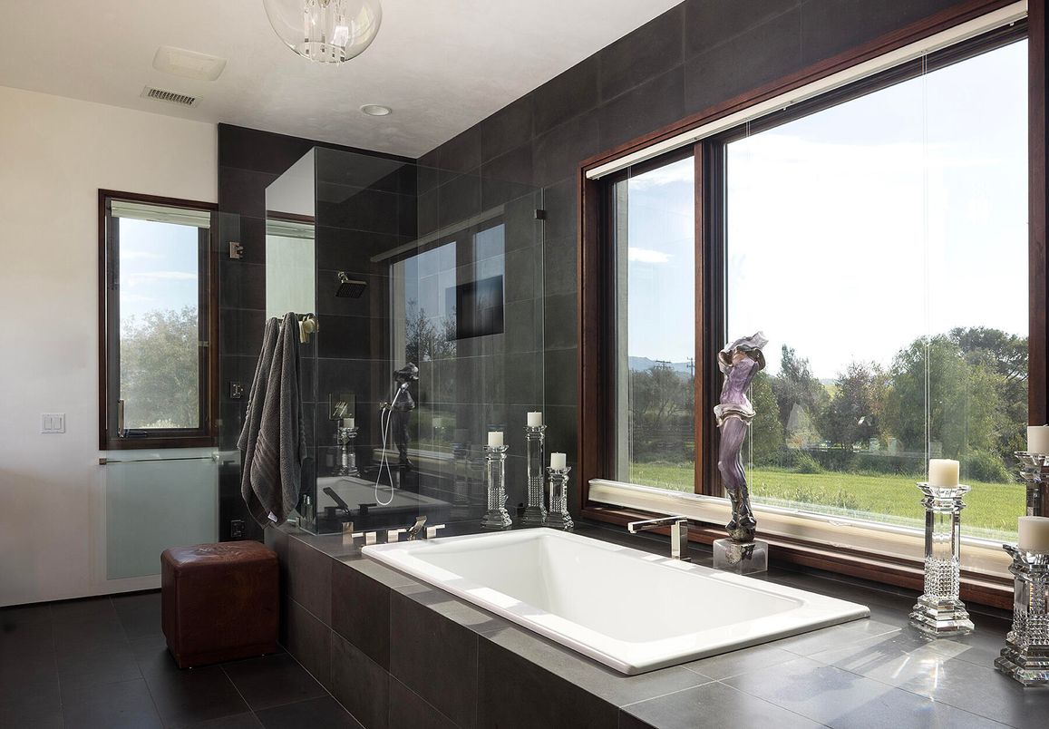 Bathroom, Interior, Recessed Lighting