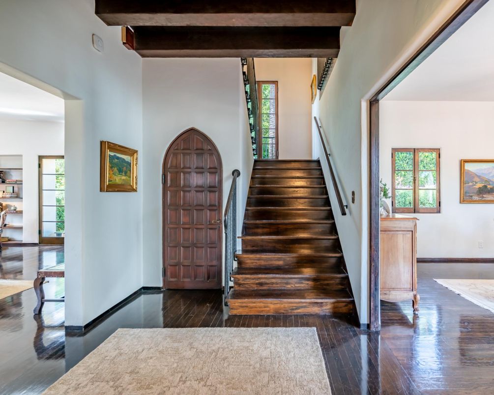 Interior, Wooden Beams, Wood Texture Flooring