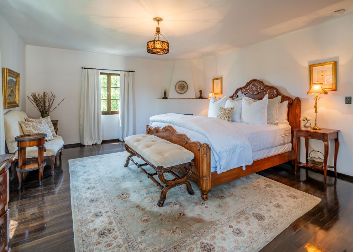 Bedroom, Interior, Wood Texture Flooring