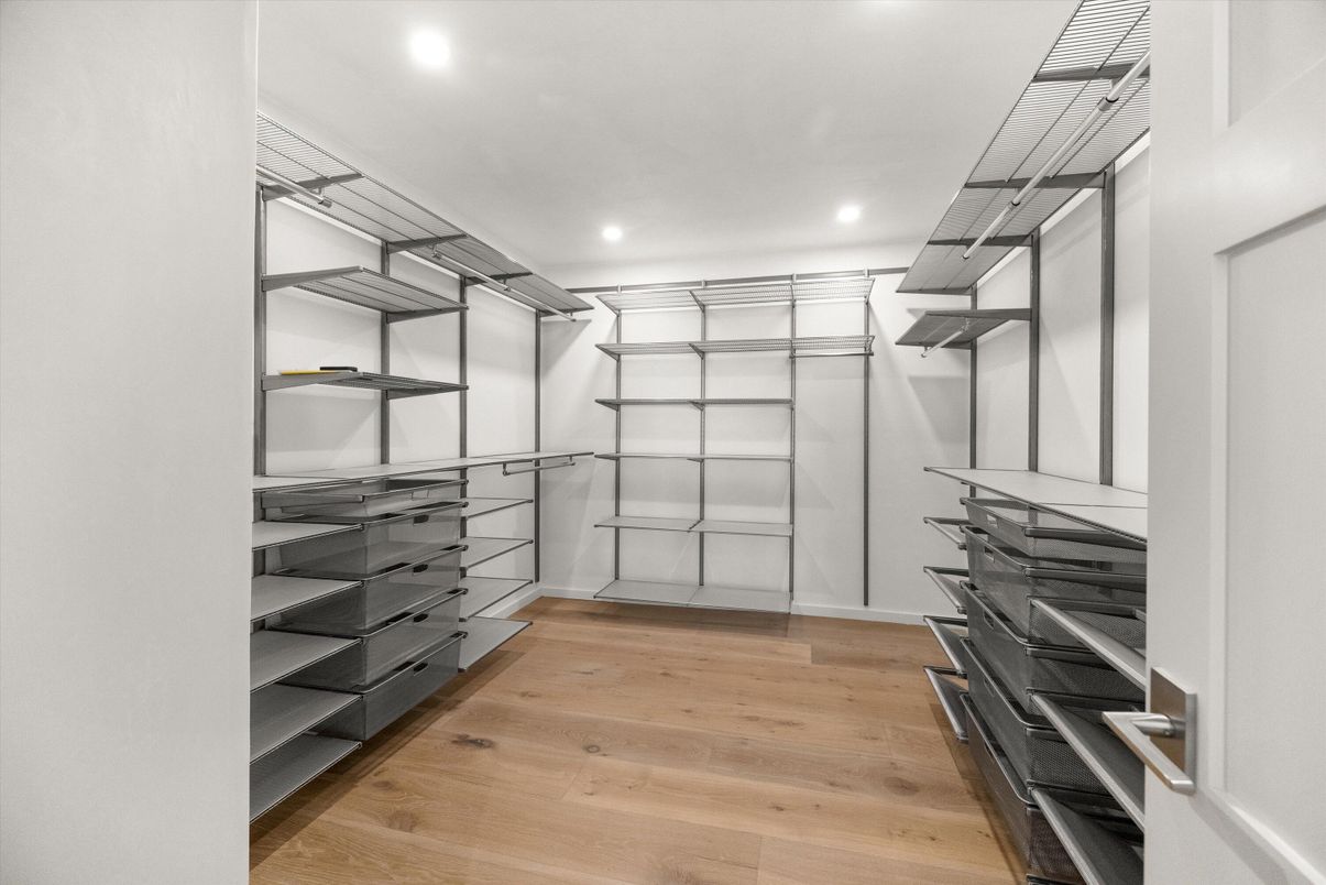 Interior, Recessed Lighting, Walk-in Closets, Wood Texture Flooring