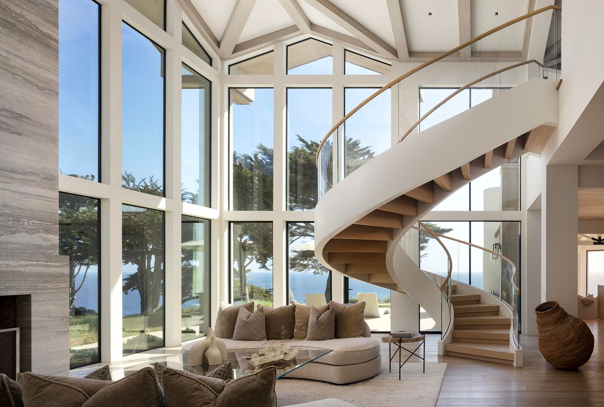 Interior, Living room, Sun Room, Water, Wood Texture Flooring