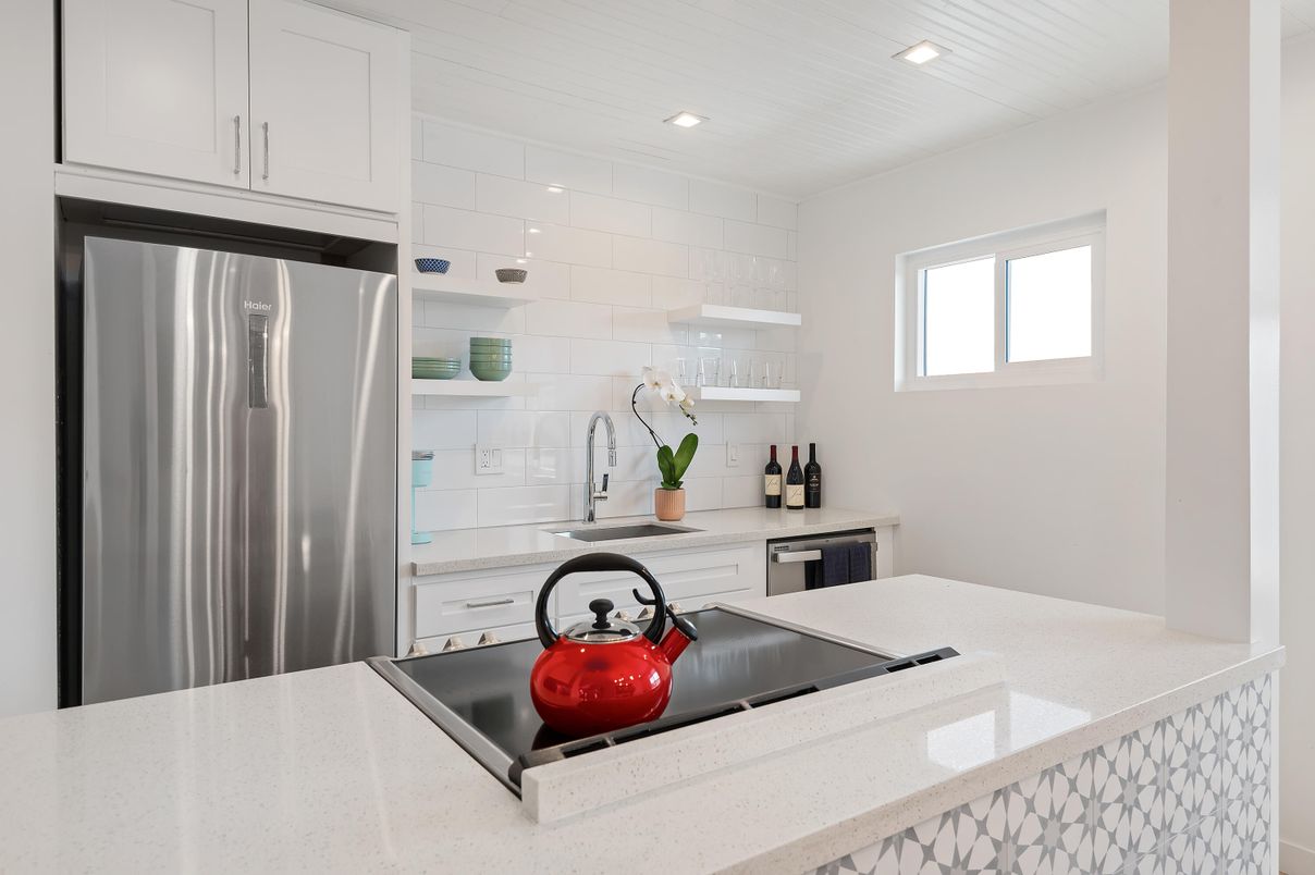 Interior, Kitchen, Recessed Lighting, Stainless Steel Appliances