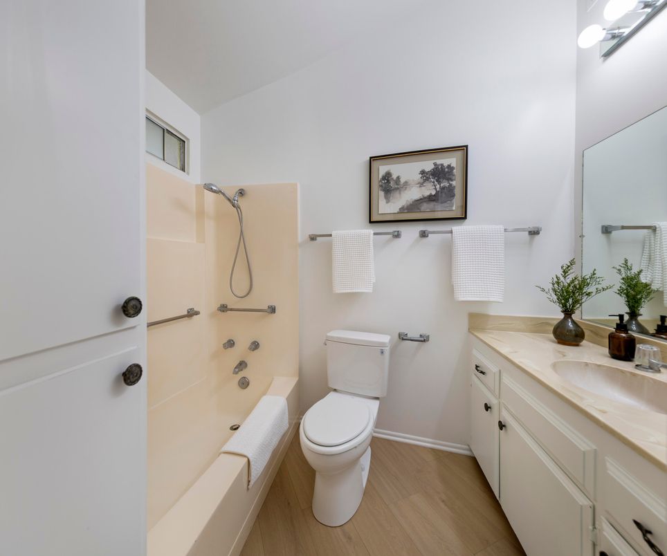 Bathroom, Interior, Wood Texture Flooring