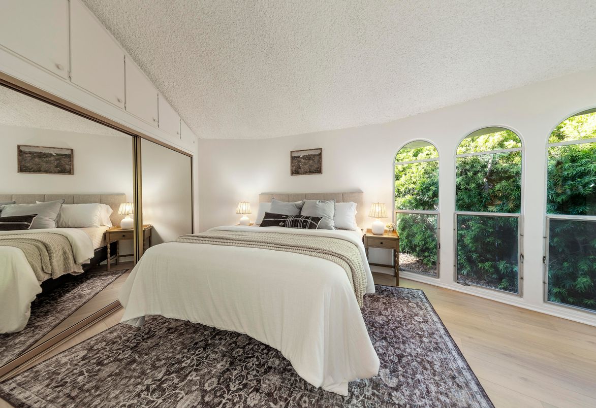Bedroom, Interior, Wood Texture Flooring