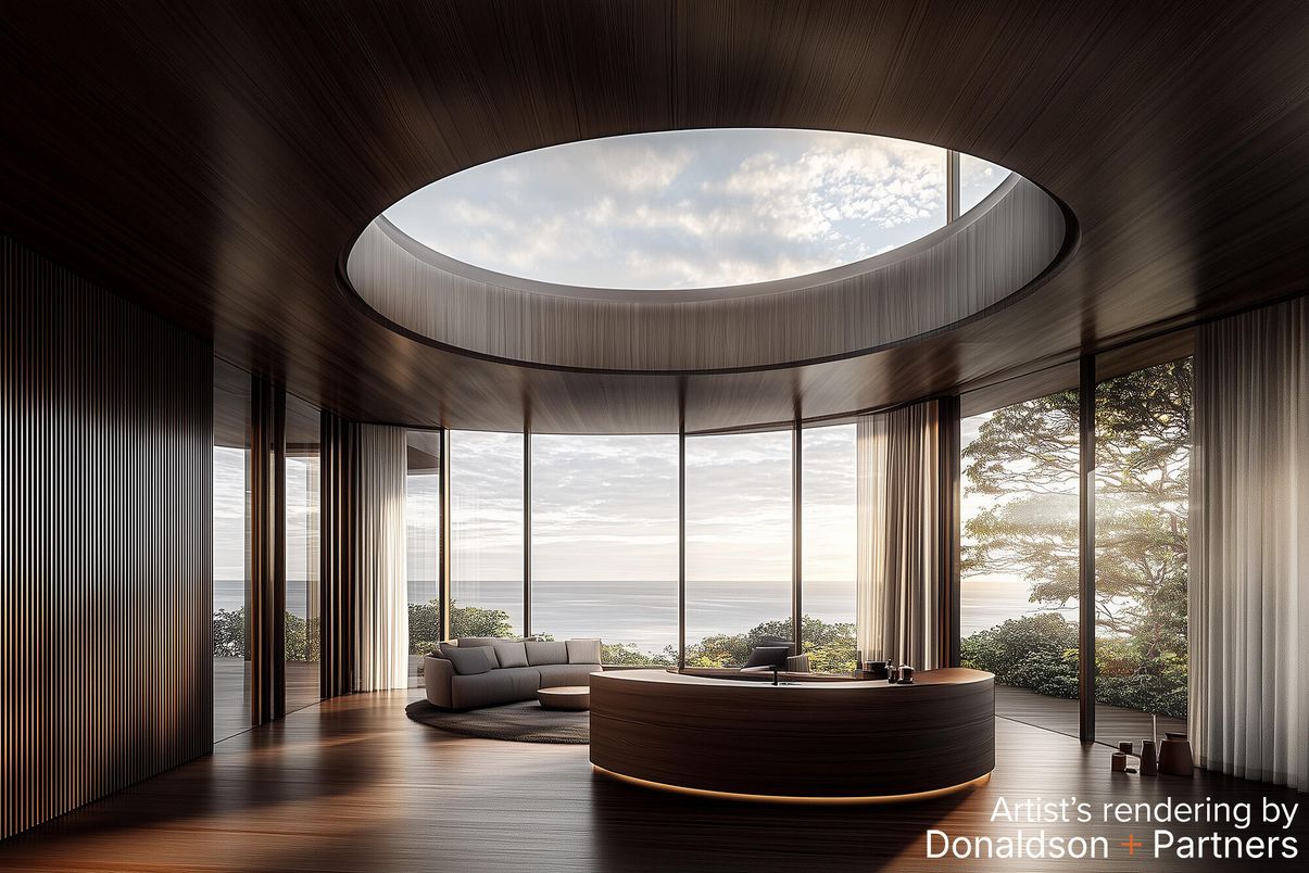Interior, Sun Room, Water, Wood Texture Flooring