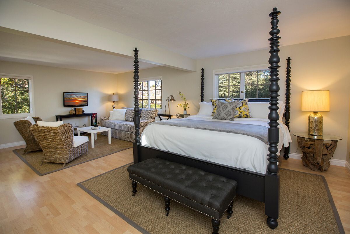Bedroom, Interior, Wood Texture Flooring