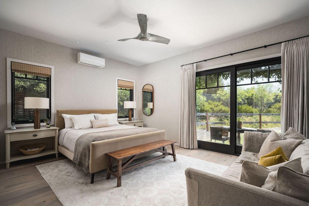 Bedroom, Interior, Wood Texture Flooring