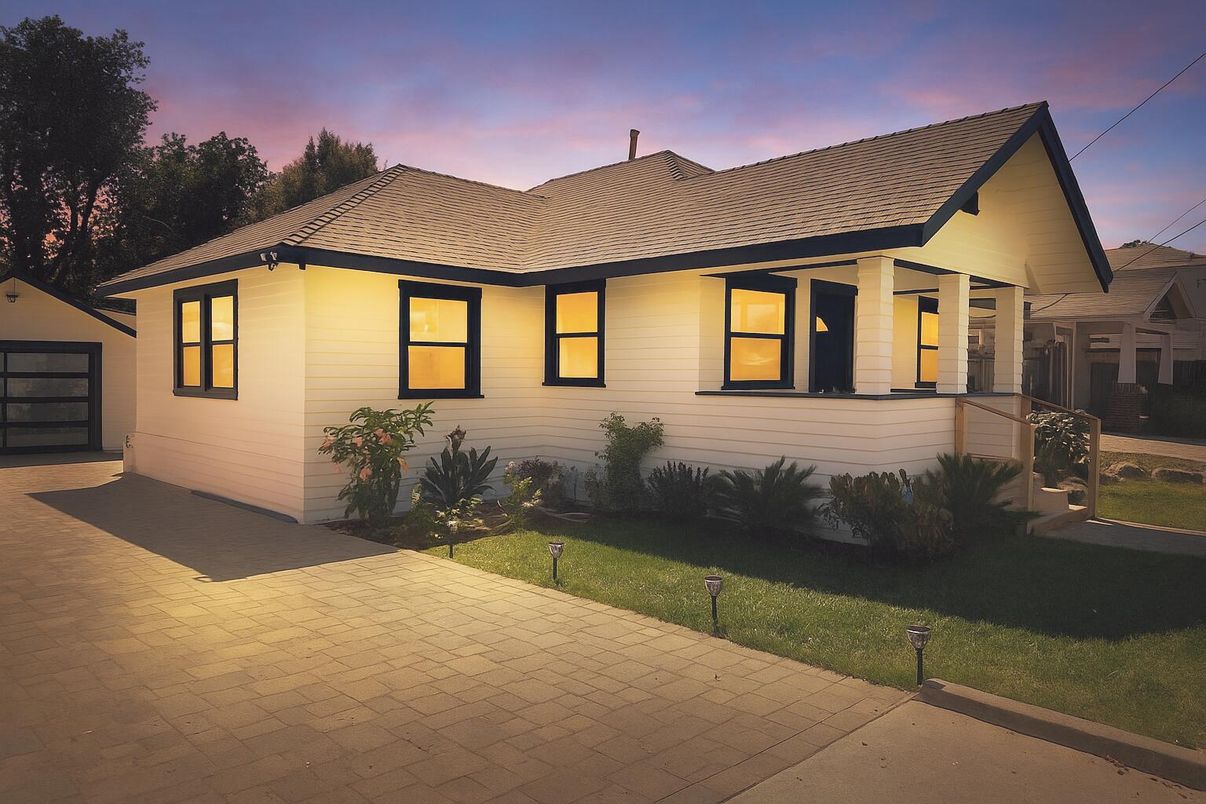Backyard, Detached Garage, Exterior, Facade, Ranch
