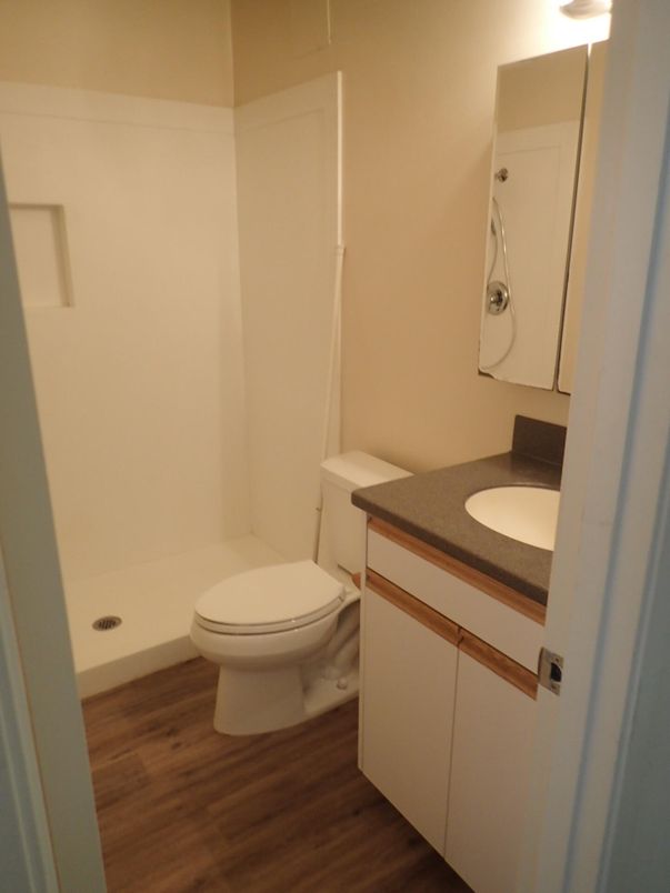Bathroom, Interior, Wood Texture Flooring