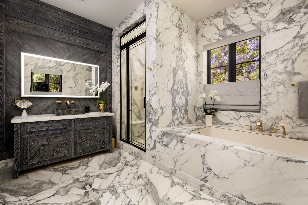 Bathroom, Interior, Marble, Marble Walls