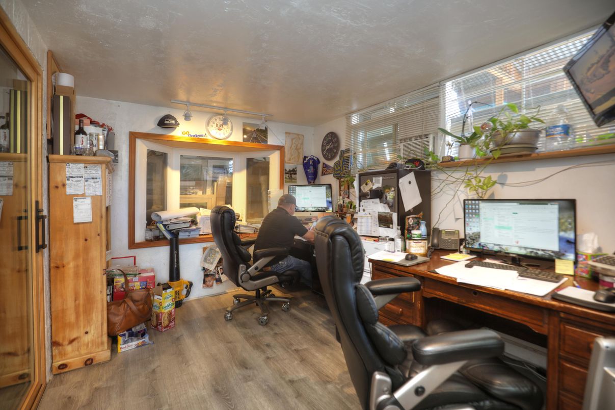 Home Office, Interior, Wood Texture Flooring