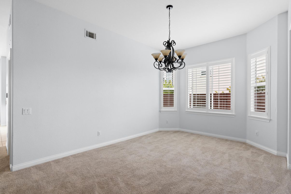 Chandelier, Empty room, Interior