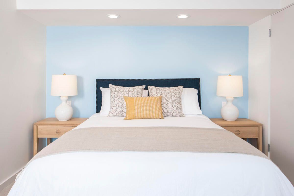 Bedroom, Interior, Recessed Lighting