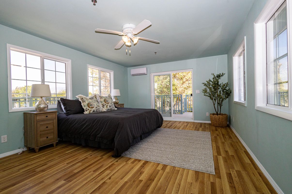 Bedroom, Interior, Wood Texture Flooring