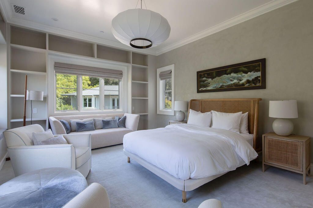 Bedroom, Interior, Pendant Lights