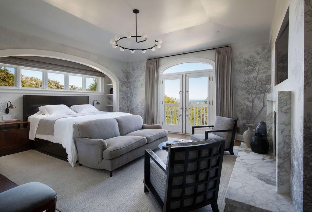 Bedroom, Chandelier, Interior, Marble, Water