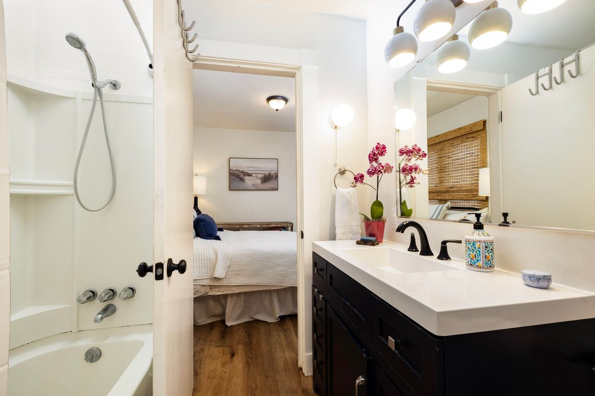 Bathroom, Bedroom, Interior, Wood Texture Flooring