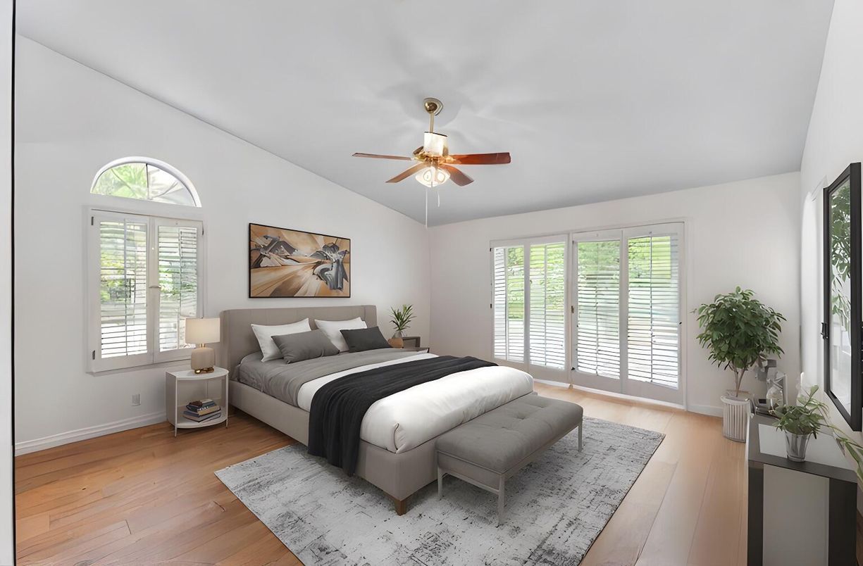 Bedroom, Interior, Wood Texture Flooring
