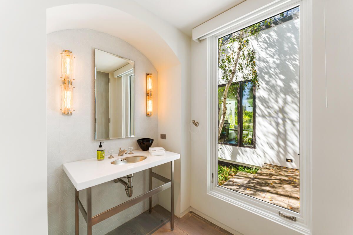 Bathroom, Interior, Wood Texture Flooring